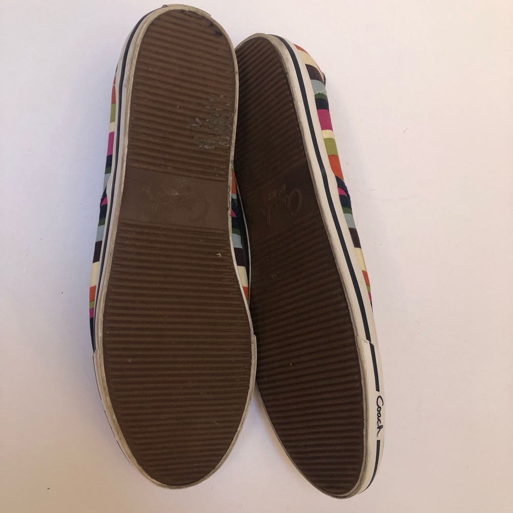 Women’s audrina Coach multicolor flats. Size 9 - Picture 6 of 7